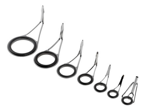 Single Leg Silver Frame Black Ring
