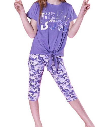 Pijama Capri Juvenil Cotton Verano 2024-2025