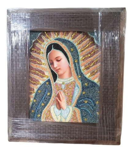 Cuadro Marco Rústico Virgen De Guadalupe #1