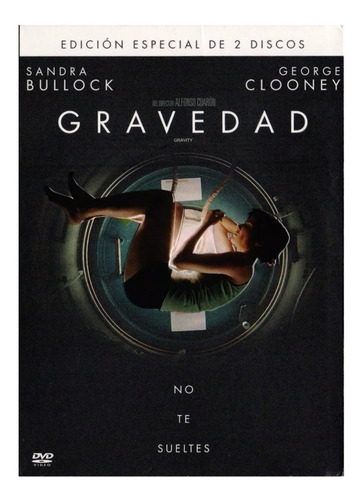 Gravedad Gravity Sandra Bullock 2 Discos Pelicula Dvd