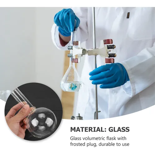 Frasco De Vidrio Borosilicato, Frasco De Fondo Redondo Para