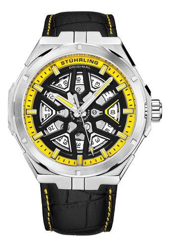 Stuhrling Reloj Automático Suizo Original Para Hombre Reloj