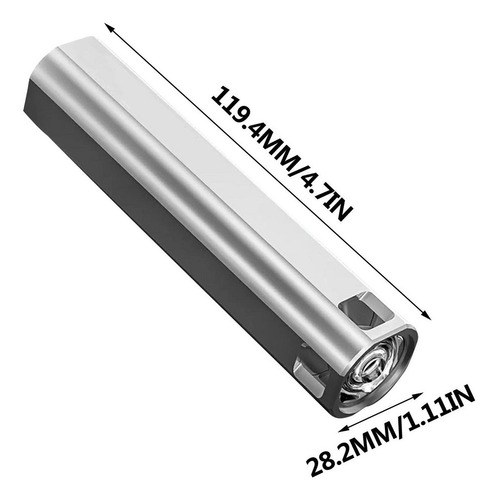 Nuevo Power Bank Linterna Luz Fuerte Recargable Autodefensa