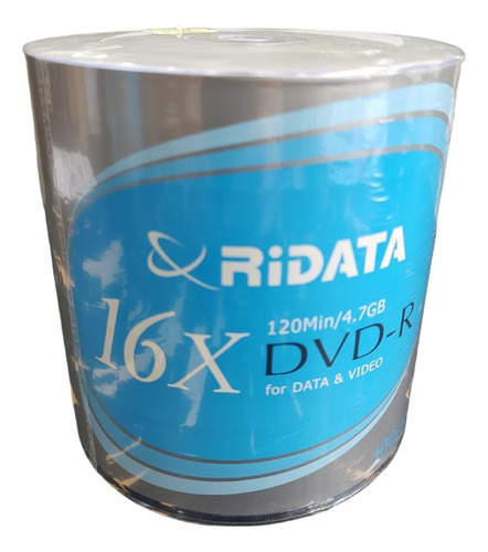 Dvd Ridata Estampado 4.7gb 16x Oferta X100 Unidades