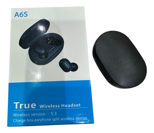 Auriculares A6s 5.3 Inalámbricos Bluetooth Negro