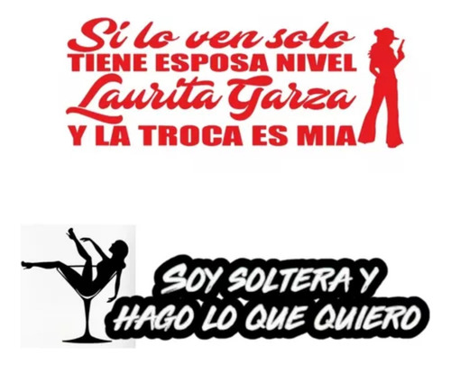 Calcomanías De Vinil De Distintas Frases Para Auto/moto