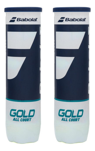 Bola De Tênis Babolat Gold All Court Pack Com 2 Tubos
