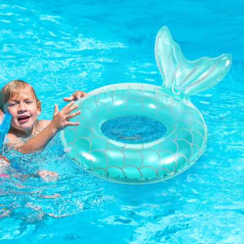 Flotador Inflable Para Bebé Alberca Sirena