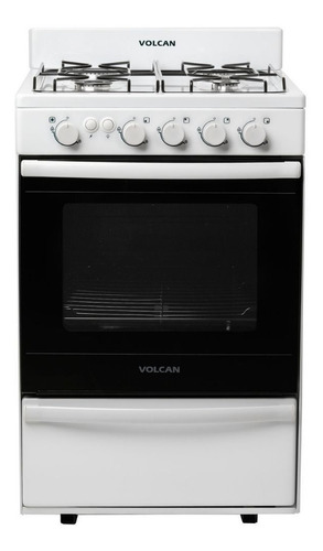 Cocina Volcán 87643v Blanca Multigas Luz Encendido 55cm