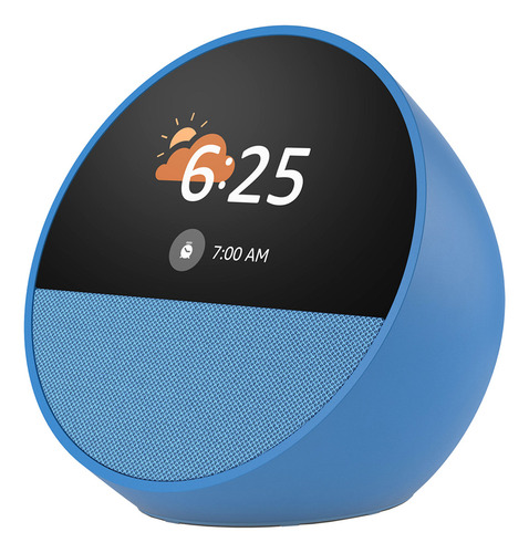 Despertador Inteligente Alexa Amazon Echo Spot 2024 Azul