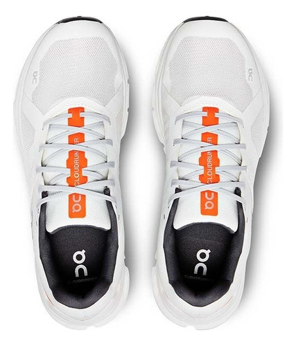Zapatillas On Running Cloudrunner Hobre Blanco Naranja