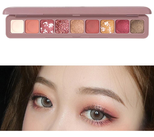 Paleta De Sombras De Ojos 9color Matte Maquillaje Para
