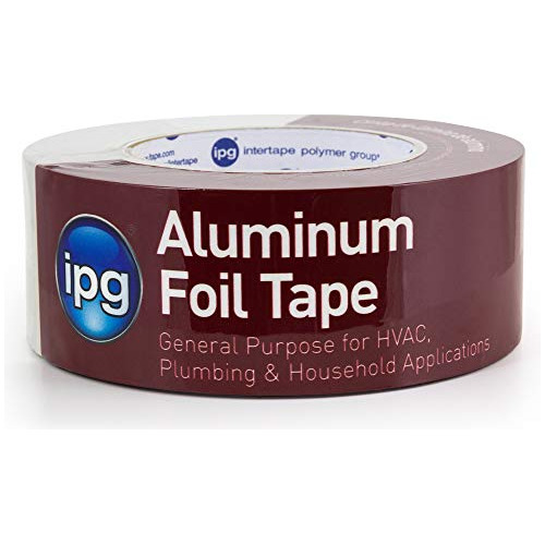 Ipg Cinta De Papel De Aluminio, 2  X 50 Yardas, Plata (rollo