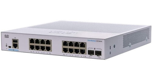 Switch Cisco Cbs250-16t-2g Serie 250 16 Puertos 2x1g Sfp 