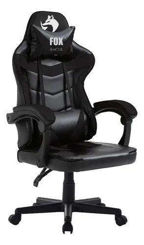 Cadeira Gamer Fox Racer Nordic Ajustável Preta
