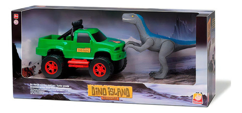 Dino Island Jeep C/ Velociraptor Juguete - Vamos A Jugar