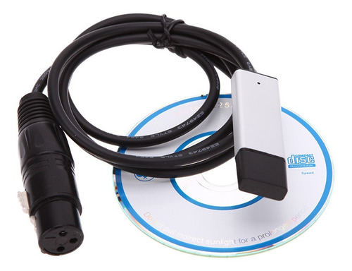 Lixada Usb A Dmx Adaptador De Interfaz Led Dmx512 Ordenador