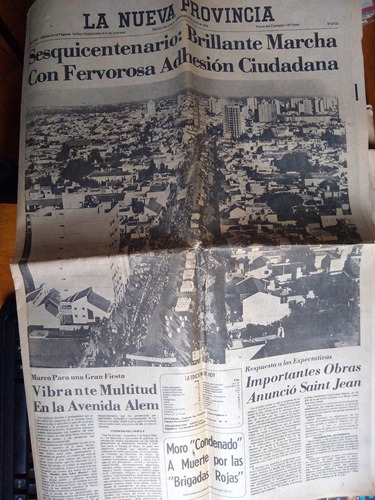Diario La Nueva Provincia De Bahía Blanca Del 16/4/1978 