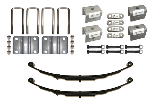 Suspension Para Remolque De Un Eje 3500 Lb Muelles 4 Hojas