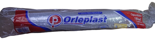 Copo Copinho Plástico Descartável 180 Ml Pct100 Un Orleplast