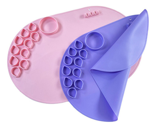 Tapete De Silicona Para Manualidades, Tapete De Pintura Rosa