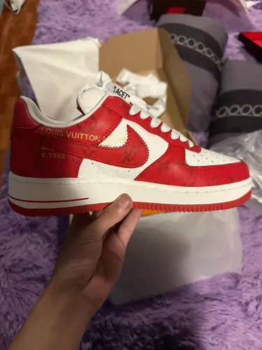 Tenis nike con louis vuitton hot sale