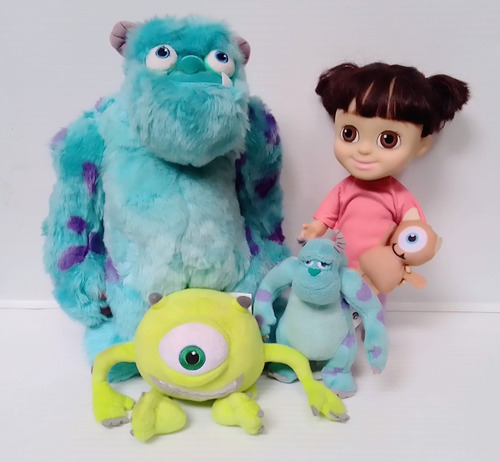 Monsters Inc Lote Figuras Boo Frases Sulley Mike Originales (Usado)