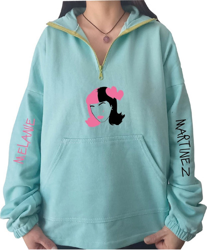  Melanie Martinez Poleron Hoodie Oversize Pretina Ajustable Cierre Lacombidelmemo