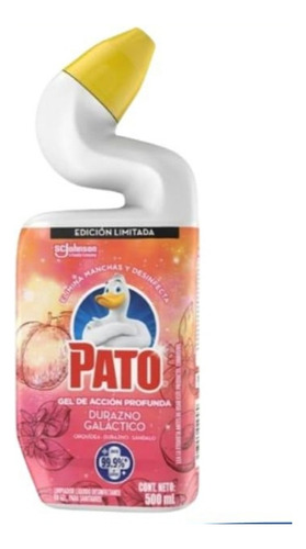 Pato Purific Gel Limpiador Activo Inodoro Durazno 500ml