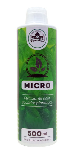 Powerfert Micro 500ml Micro Nutrientes P Aquários Plantados