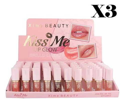 Brillo Gloss Color Kiss Me Glow Xime Beauty 