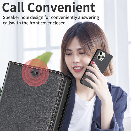 Funda Tipo Cartera Con Ranura Para Tarjetas De Piel Abatible