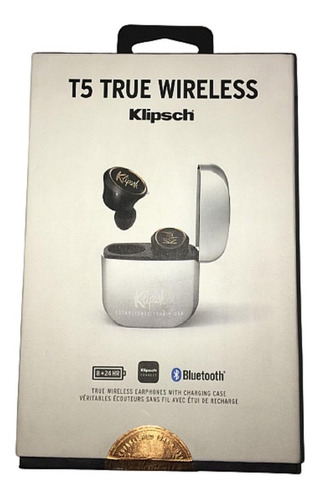 Auriculares Inalámbricos Klipsch T5 True, Plateados Color Gris