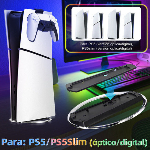 Base Soporte Para Ps5/slim+ 2 Soporte Para Joystick Control