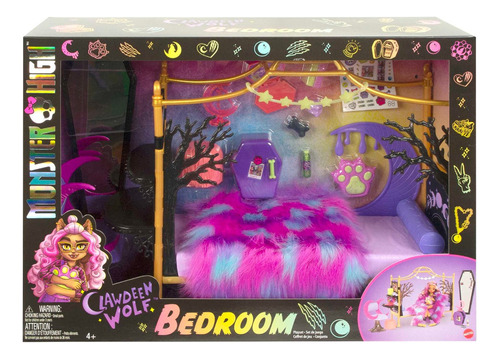 Set Monster High Clawdeen Wolf Juego De Dormitorio