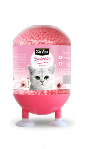 Kit Cat Sprinkles Aromatizador De Areneros Aroma Floral 240g