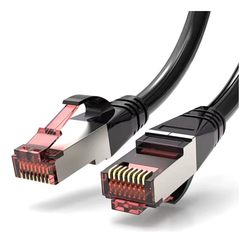 Cables Ethernet Doble Blindaje, Mxehc-005, 5pzas, 0.25m, Neg