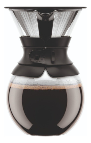 Cafetera Bodum Pour Over Negra 1 Litro Color Negro
