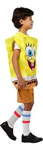 Disfraz Talla Medium Para Niño De Bob Esponja Pantalones