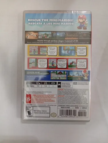 Mario Vs Donkey Kong Nintendo Switch Juego Fisico Sellado