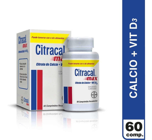 Citracal Max Calcio + Vitamina D X60 Comprimidos