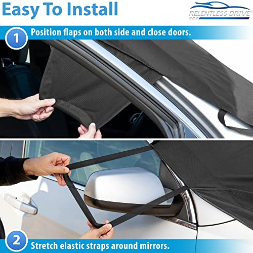 Kit De Funda De Parabrisas Para Coche Para Hielo Y Nieve Inc