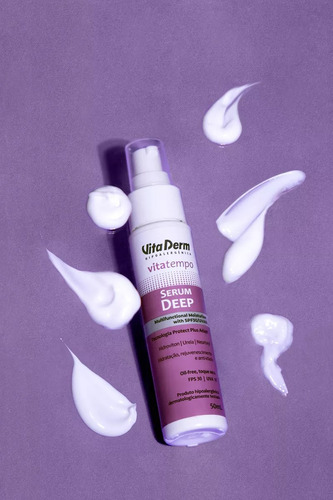 Vita Derm Vita Tempo Serum Deep Hidratante Fps 30 50ml Todo Tipo De Pele Dia/noite