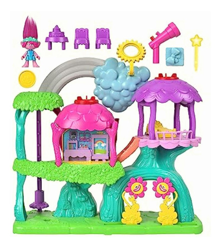Imaginext Trolls Set De Juego La Casa Del Árbol De Poppy