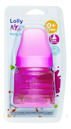 Mamadeira - 160ml - Big Clean - Rosa - Lolly Nenny