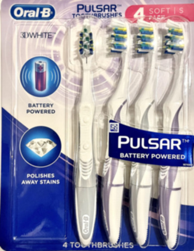 Oral B 3d White Luxe 4 Unidades (paquete De 1) Cepillos De D