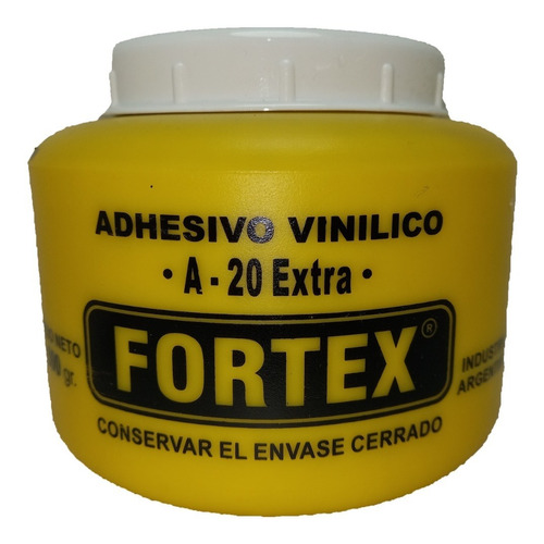 Adhesivo Vinilico / Cola Carpintero / Fortex A-20 / 500 Gr.
