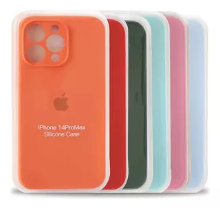 Funda De Silicona Para iPhone 14, 14 Pro, 14 Pro Max Colores