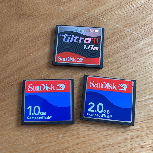 Memoria Compact Flash Sandisk 1 Y 2 Gb
