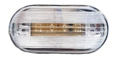 Imagen 1 de 3 de Faros Delimitador Led Bivolt Cristal Ap-400 Led 75mm